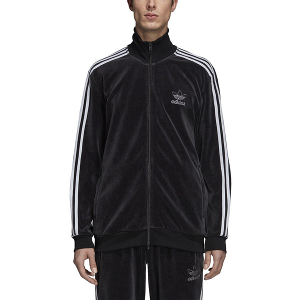 [DU7777] Mens Adidas Originals Velour Beckenbauer Track Jacket