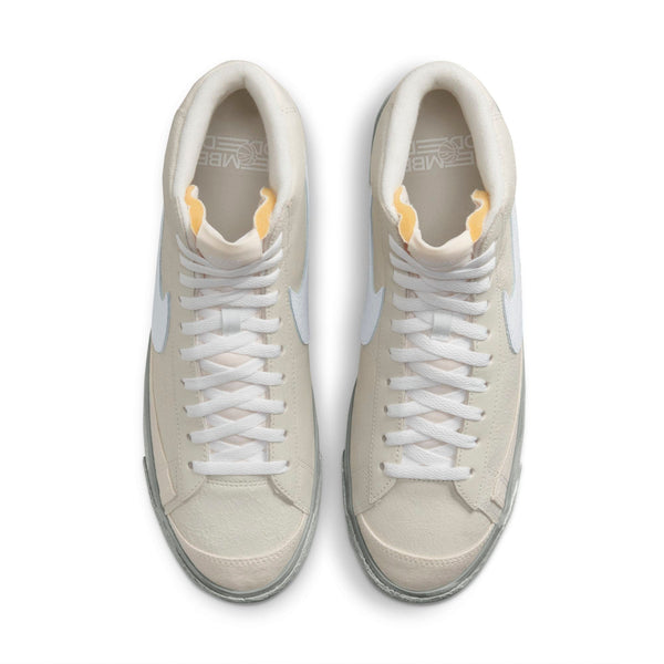 [DV0797-100] Mens Nike BLAZER MID '77 EMB 'SUMMIT WHITE PHANTOM'