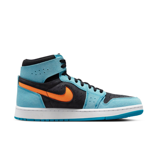 [DV1307-408] Mens Air Jordan Retro 1 Zoom CMFT 2 'Bleached Aqua Bright Citrus'
