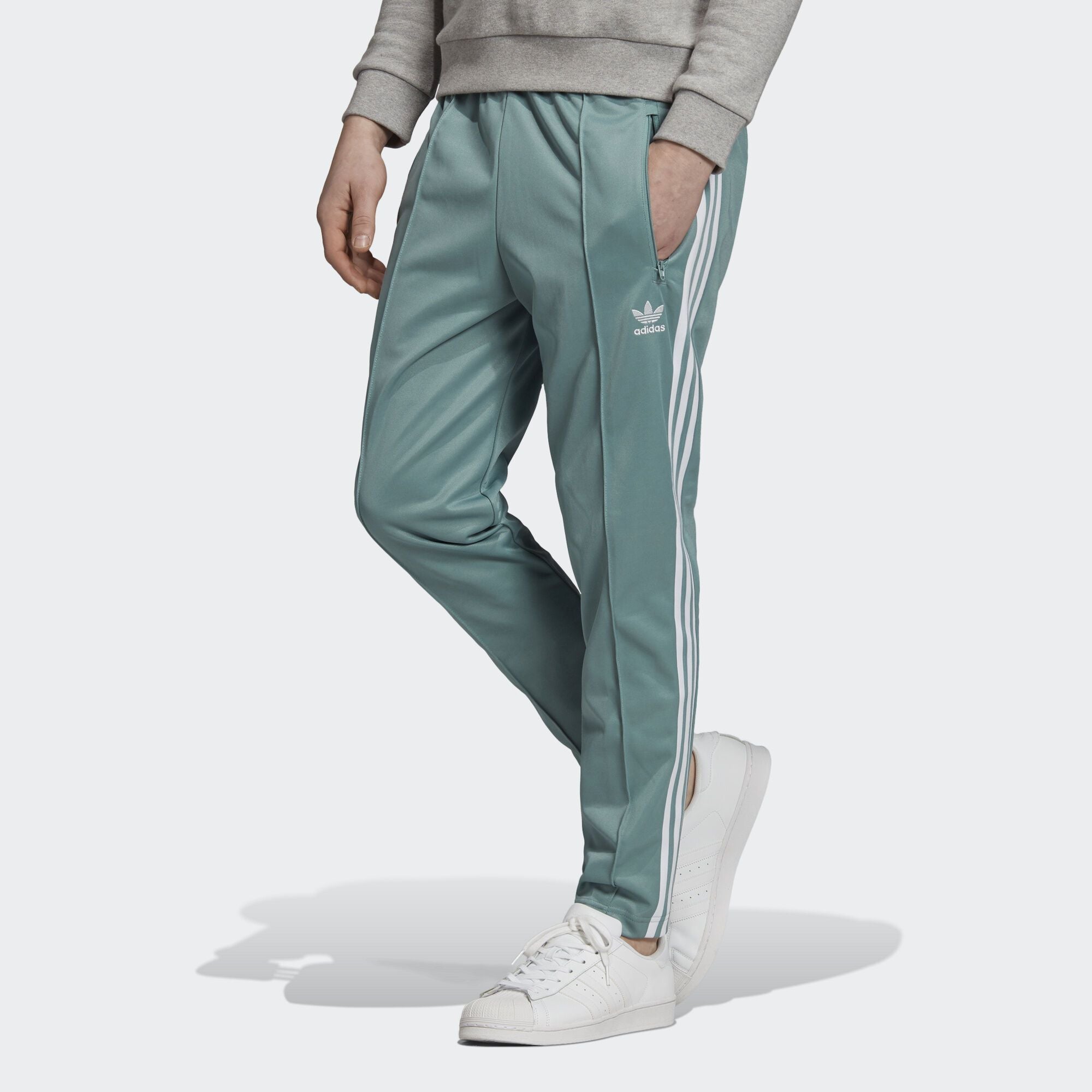 adidas originals velour beckenbauer track pants