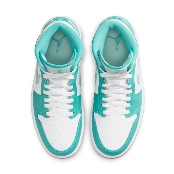[DV2229-300] Womens Air Jordan Retro 1 Mid (W) 'Washed Teal'