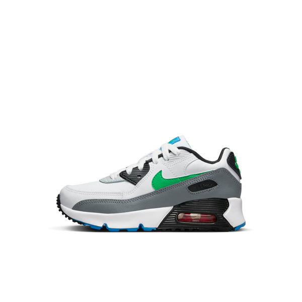 [DV3608-102] Preschool Nike AIR MAX 90 LEATHER PS 'WHITE STADIUM GREEN'