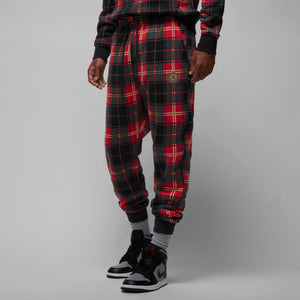 [DV9388-612] Mens Air Jordan ESSENTIAL HOLIDAY PLAID FLEECE PANTS