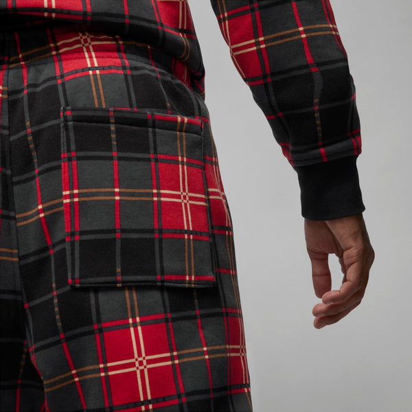 [DV9388-612] Mens Air Jordan ESSENTIAL HOLIDAY PLAID FLEECE PANTS