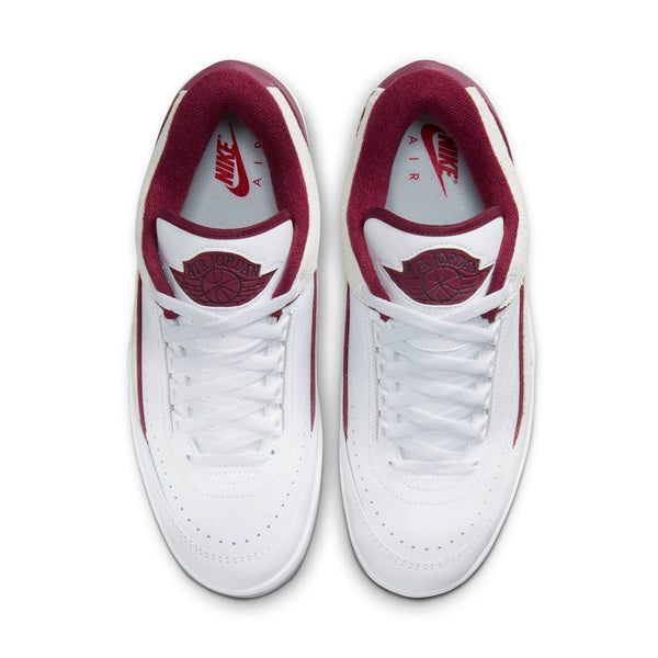 [DV9956-103] Mens Air Jordan RETRO 2 LOW 'CHERRYWOOD'