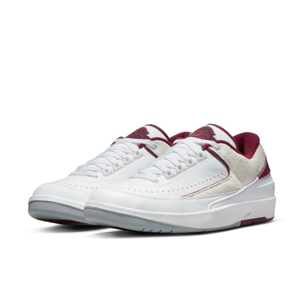 [DV9956-103] Mens Air Jordan RETRO 2 LOW 'CHERRYWOOD'