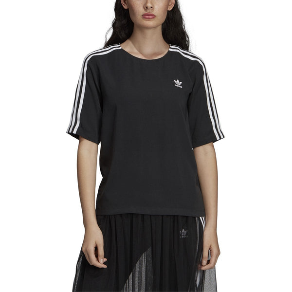 [DX3695] Womens Adidas Originals 3 Stripes Tee