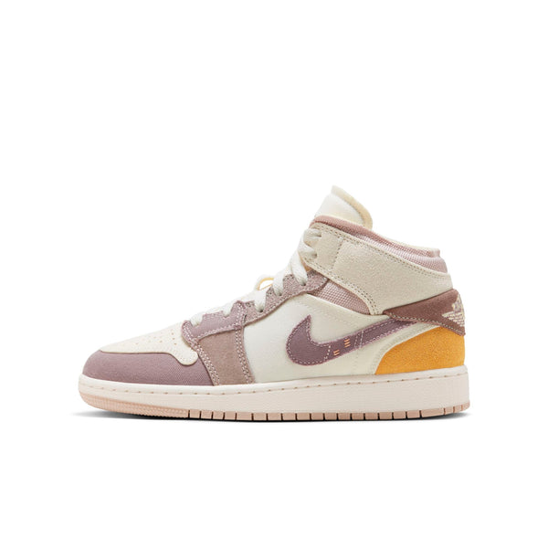 [DZ4466-102] Grade School Air Jordan RETRO 1 MID SE CRAFT 'TAUPE HAZE' (GS)