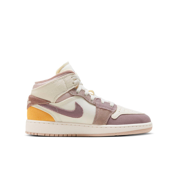 [DZ4466-102] Grade School Air Jordan RETRO 1 MID SE CRAFT 'TAUPE HAZE' (GS)