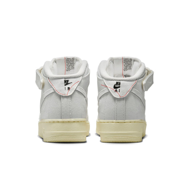 [DZ4866-121] Womens Nike AIR FORCE 1 MID '07 'SUMMIT WHITE CANVAS'