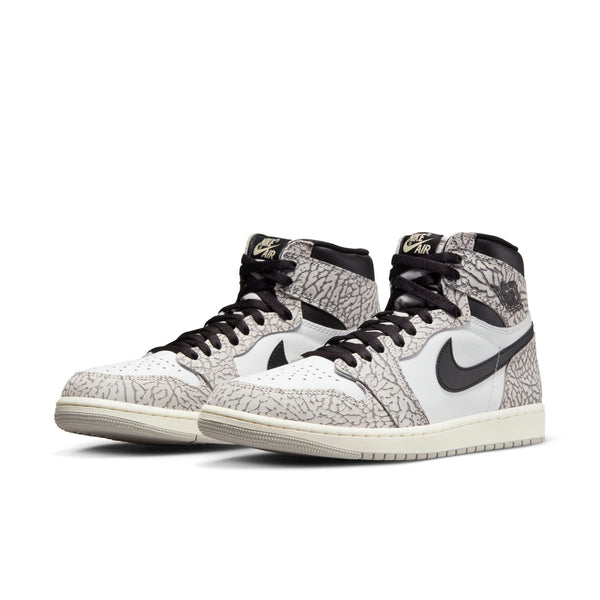[DZ5485-052] Mens Air Jordan RETRO 1 HIGH OG 'WHITE CEMENT'