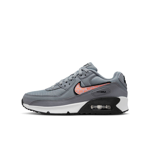 [DZ5637-001] Youth Nike Air Max 90 GS 'Grey/Orange'