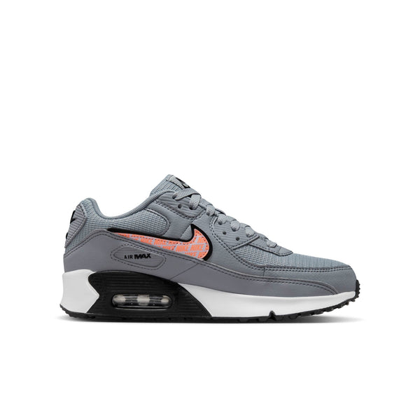 [DZ5637-001] Youth Nike Air Max 90 GS 'Grey/Orange'