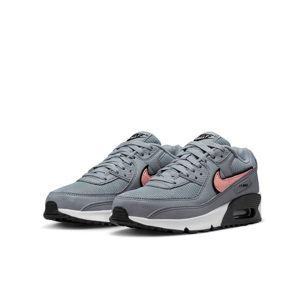 [DZ5637-001] Youth Nike Air Max 90 GS 'Grey/Orange'
