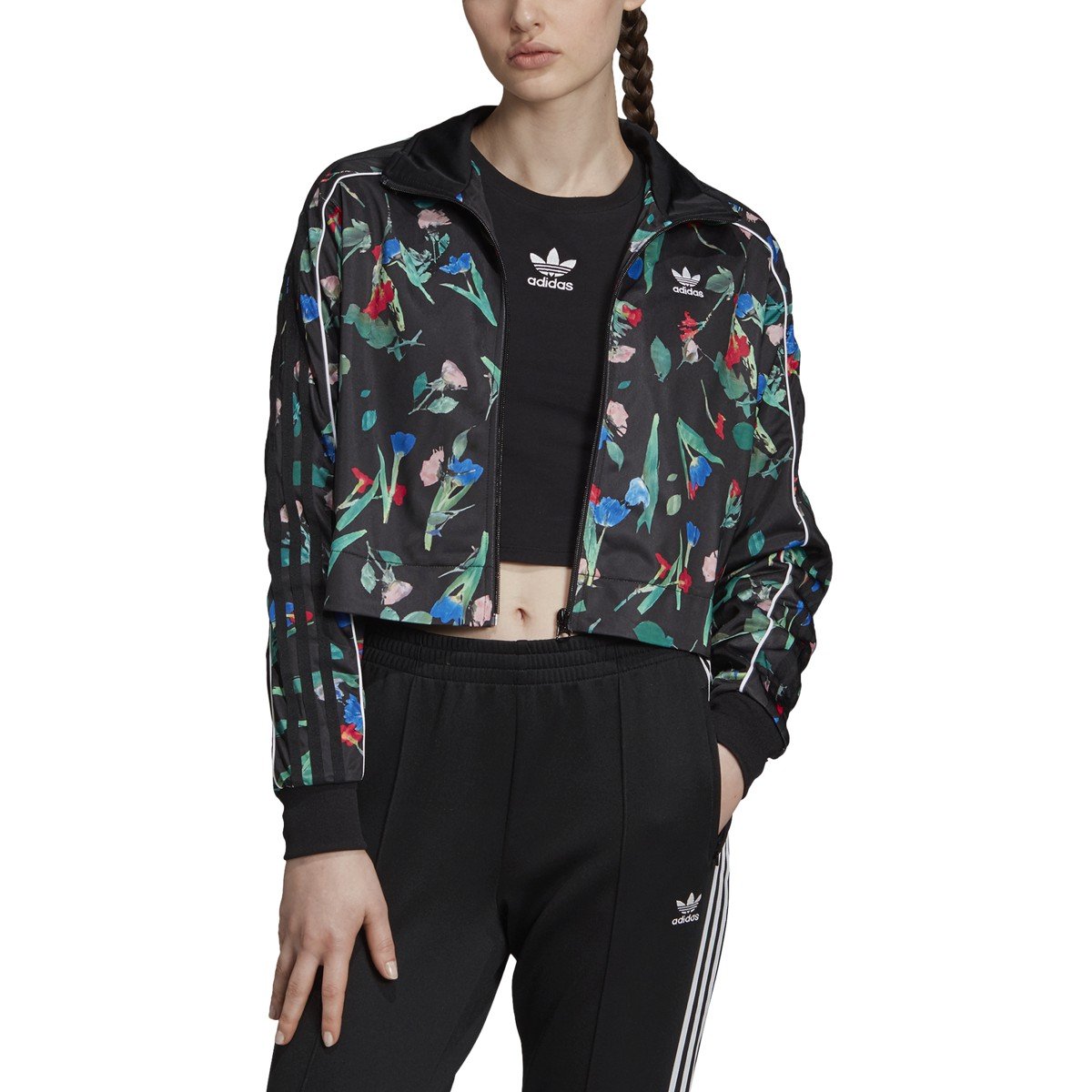 [EC5772] Womens Adidas Bellista Allover Print Track Jacket
