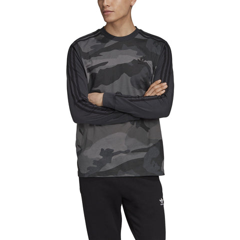 [ED6968] Mens Adidas Originals Camo Longsleeve Tee