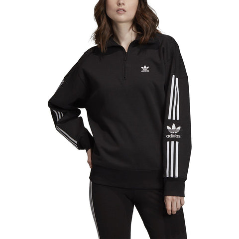 [ED7526] Womens Adidas Originals Half Zip Sweater