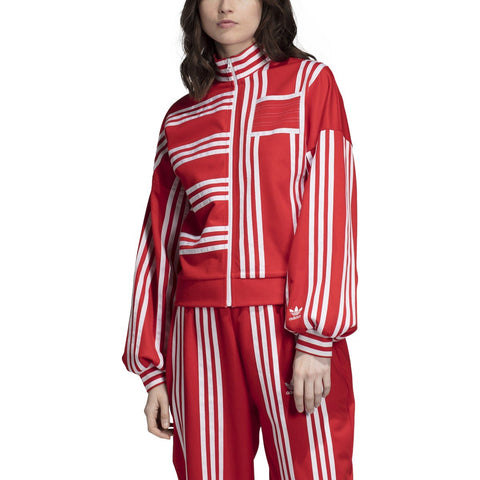 [EH6041] Womens Adidas Originals x Ji Won Choi Striped Active Jacket