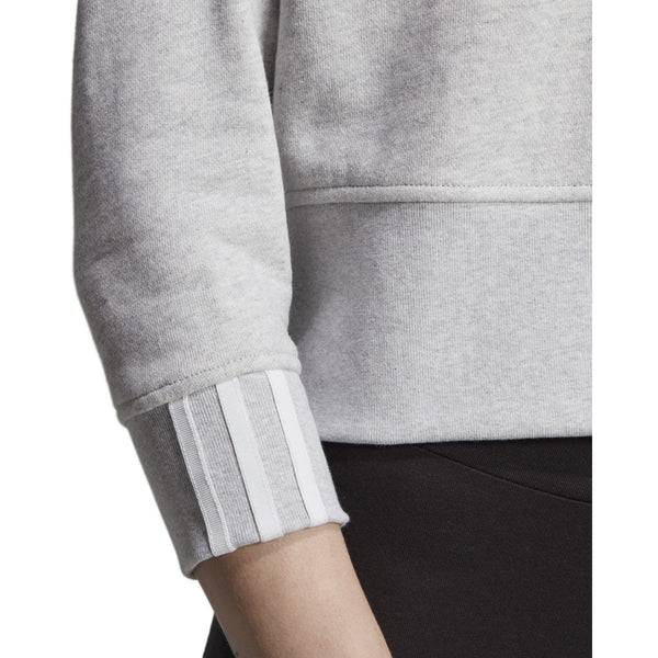 [EJ8538] Womens Adidas 3-Stripes Cropped Hoodie