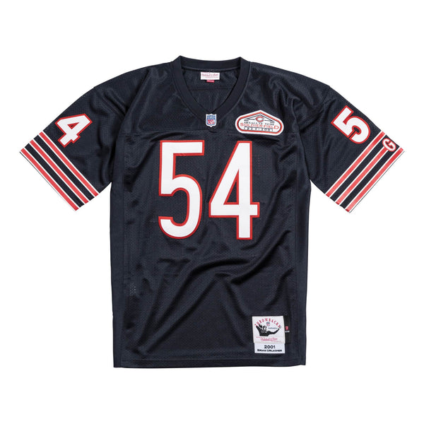 [AJY6CP18018-CBENAVY01BUR] Mens Mitchell & Ness NFL Authentic Jersey Chicago Bears 2001 Brian Urlacher