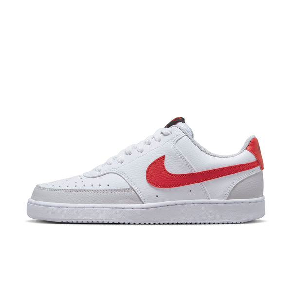 [FD0284-100] Womens Nike COURT VISION LOW 'WHITE UNIVERSITY RED'