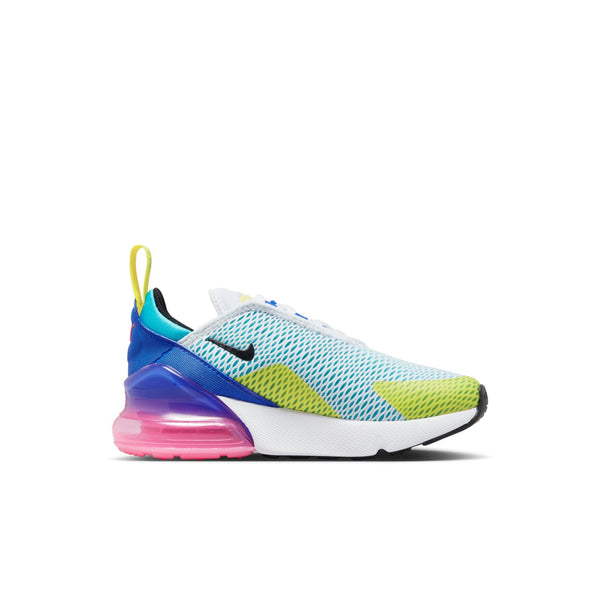 [FD1021-100] Preschool Nike AIR MAX 270 PS 'WHITE ROYAL PINK'