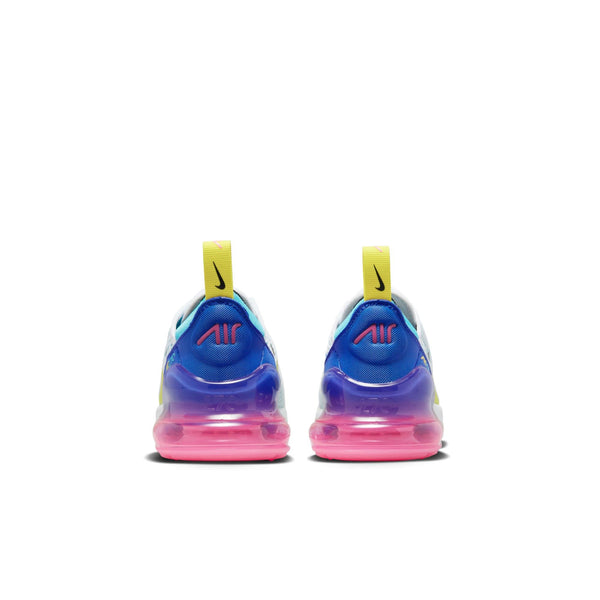 [FD1021-100] Preschool Nike AIR MAX 270 PS 'WHITE ROYAL PINK'