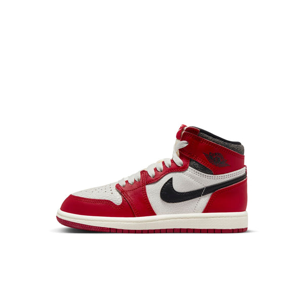 [FD1412-612] Preschool Air Jordan Retro 1 High OG (PS) 'Chicago Lost and Found'