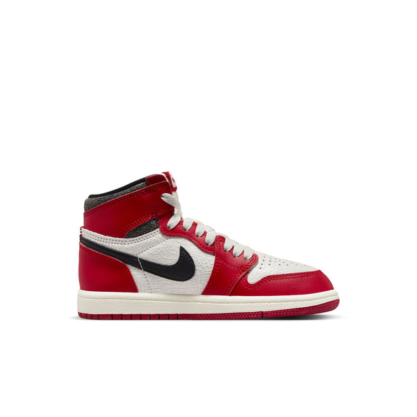 [FD1412-612] Preschool Air Jordan Retro 1 High OG (PS) 'Chicago Lost and Found'