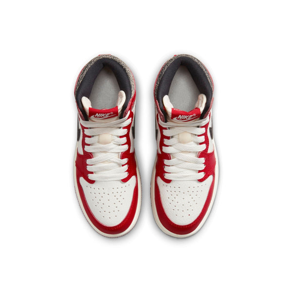 [FD1412-612] Preschool Air Jordan Retro 1 High OG (PS) 'Chicago Lost and Found'