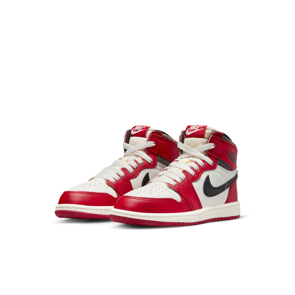 [FD1412-612] Preschool Air Jordan Retro 1 High OG (PS) 'Chicago Lost and Found'