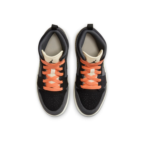 [FD9094-003] Preschool Air Jordan Retro 1 Mid SE Craft 'Anthracite Sky J Light Olive' (PS)