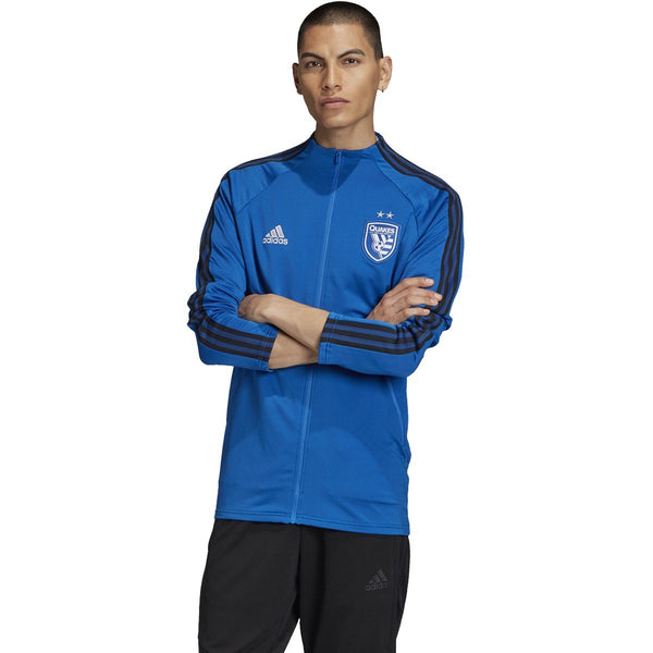 [FI1446] Mens Adidas San Jose Earthquakes Anthem Jacket
