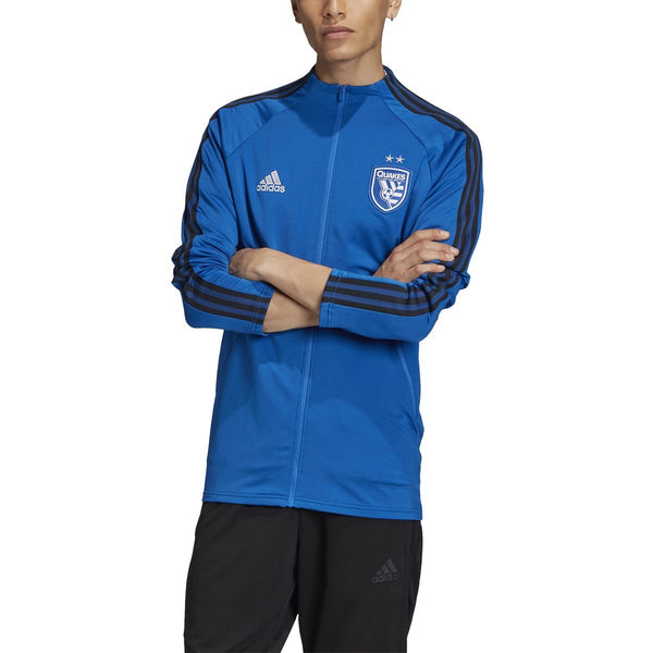 [FI1446] Mens Adidas San Jose Earthquakes Anthem Jacket