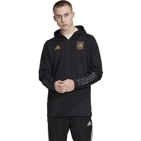 [FI1509] Mens Adidas Los Angeles FC 3-Stripes Travel Jacket