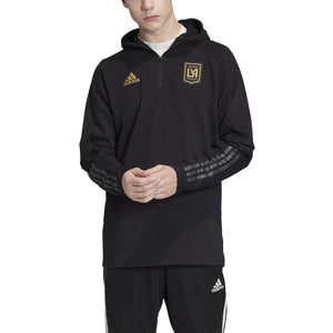 [FI1509] Mens Adidas Los Angeles FC 3-Stripes Travel Jacket