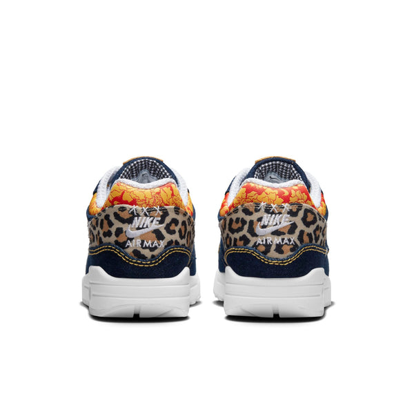 [FJ4452-432] Mens Nike AIR MAX 1 PREMIUM 'DENIM LEOPARD'