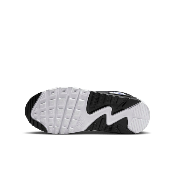 [FJ4592-100] Grade School Nike AIR MAX 90 'DOUBLE SWOOSH WHITE BLACK GOLD ROYAL (GS)'