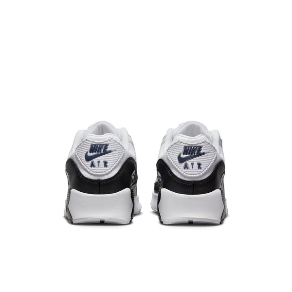 [FJ4592-100] Grade School Nike AIR MAX 90 'DOUBLE SWOOSH WHITE BLACK GOLD ROYAL (GS)'