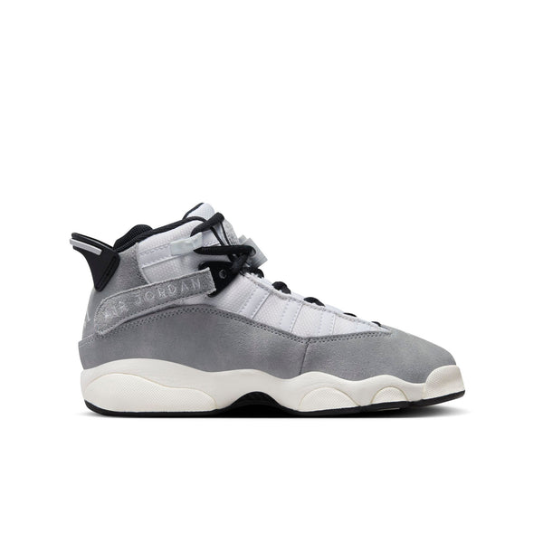[FJ4651-077] Grade School Air Jordan 6 RINGS GS 'LIGHT SMOKE GREY'