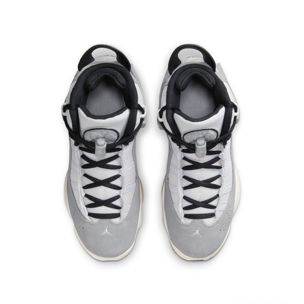 [FJ4651-077] Grade School Air Jordan 6 RINGS GS 'LIGHT SMOKE GREY'