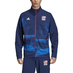 [FK1046] Mens Adidas USA Volleyball Warmup Jacket