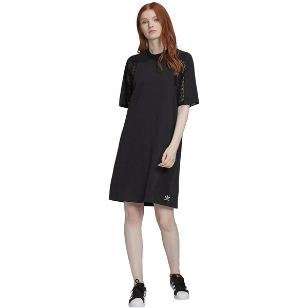 [FM1742] Womens Adidas Originals Lace Tee Dress