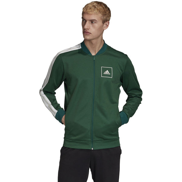 [FM3451] Mens Adidas 3 Stripes Pique Track Jacket