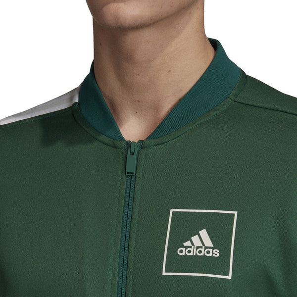 [FM3451] Mens Adidas 3 Stripes Pique Track Jacket