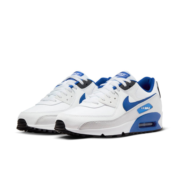 [FN6843-100] Mens Nike AIR MAX 90 'WHITE GAME ROYAL PHOTON DUST'
