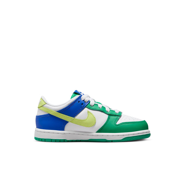[FN6974-100] Preschool Nike Dunk Low BP 'White Lemon Twist' (PS)
