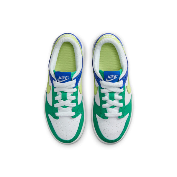 [FN6974-100] Preschool Nike Dunk Low BP 'White Lemon Twist' (PS)