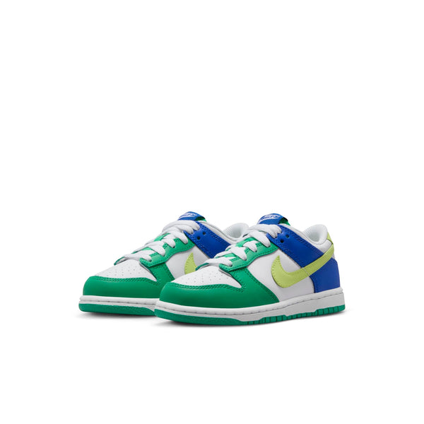 [FN6974-100] Preschool Nike Dunk Low BP 'White Lemon Twist' (PS)