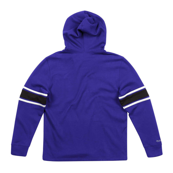 [FPHDMM18731-CHOPURP1] Mens Mitchell & Ness NBA Hockey Hood Fleece Hornets